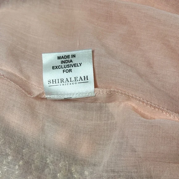 Shiraleah Chicago Dede 100% Cotton Coverup One Size in Pink - Picture 11 of 14